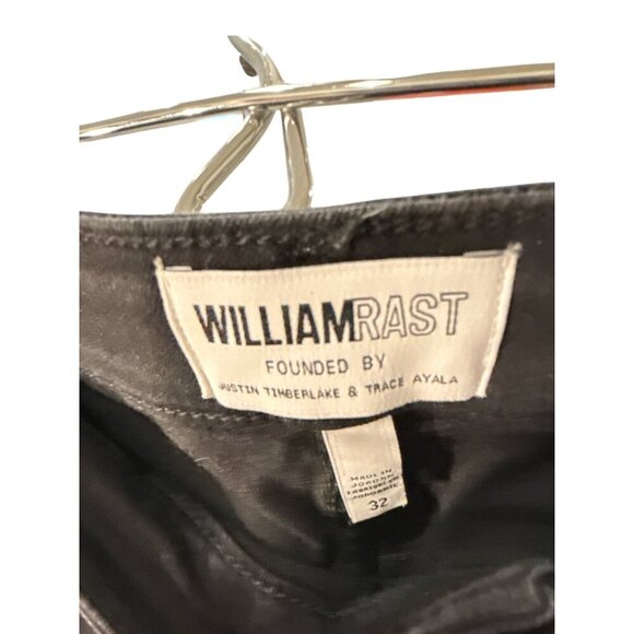 William Rast Black High Rise Metallic Perfect Skinny Jeans Size Juniors 32, EUC - Picture 5 of 9